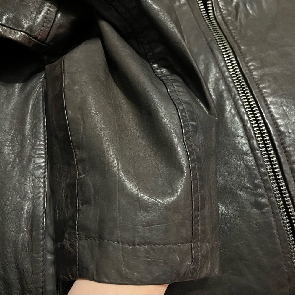 Andrew Marc Men Leather Jacket - Picture 12 of 16